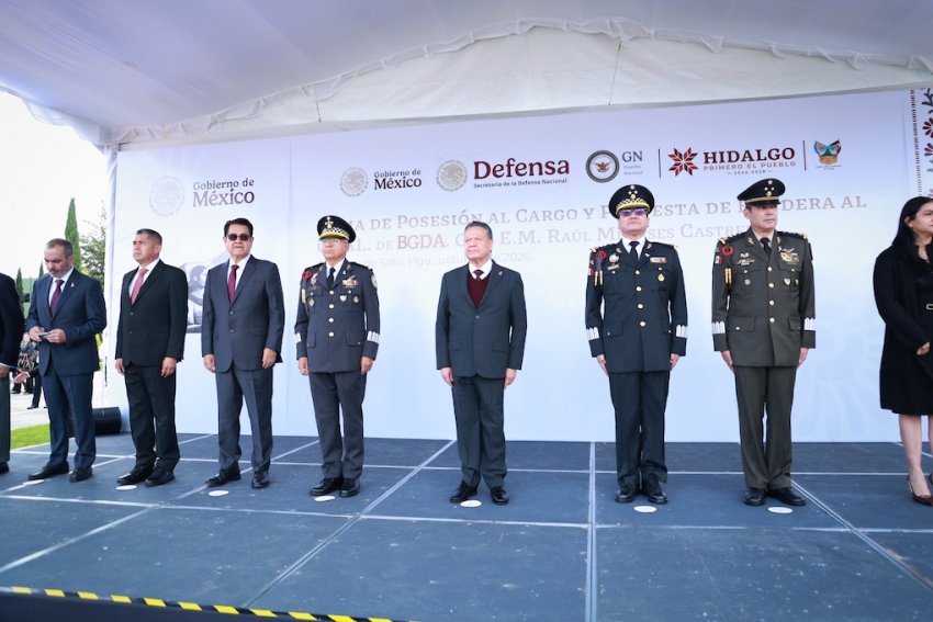 Menchaca respalda llegada de Raúl Meneses a la GN en Hidalgo
