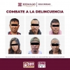Detiene SSPH a seis personas por actividades de narcomenudeo 