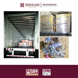 En operativo, SSPH recupera tractocami&oacute;n&nbsp;con productos robados&nbsp;