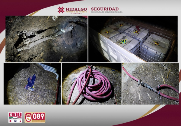 SSPH desactiva toma clandestina localizada en Tlaxcoapan  