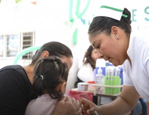 Hidalgo refuerza vacunación contra el sarampión con más de 90 mil dosis disponibles
