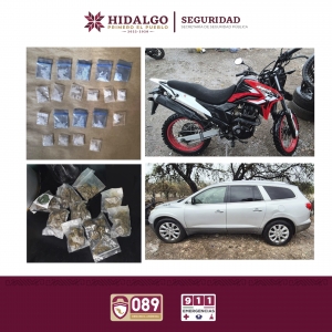 Detiene SSPH a presuntos narcomenudistas en Zimap&aacute;n