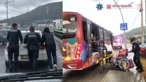 Polic&iacute;a estatal mantiene vigilancia y auxilio ante lluvias en Hidalgo