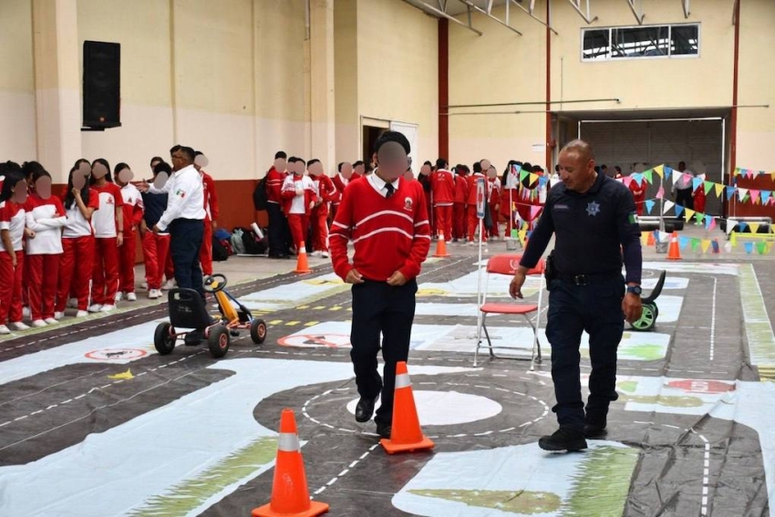 “Ciudad Policía” acerca la cultura de la prevención a juventudes de Actopan