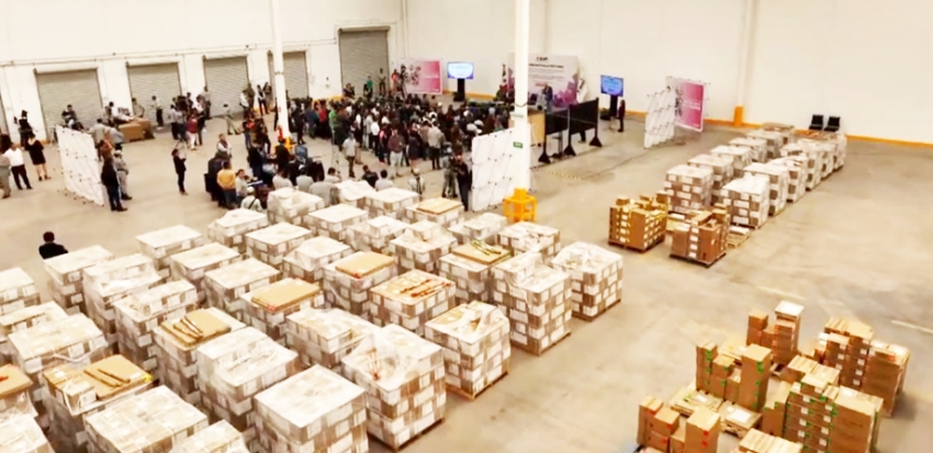 Inicio del Ciclo de la Distribuci&oacute;n de la Documentaci&oacute;n Electoral en Custodia con Emblemas del PEF 2023-2024