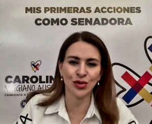 Carolina Viggiano anuncia reformas que impulsará como Senadora