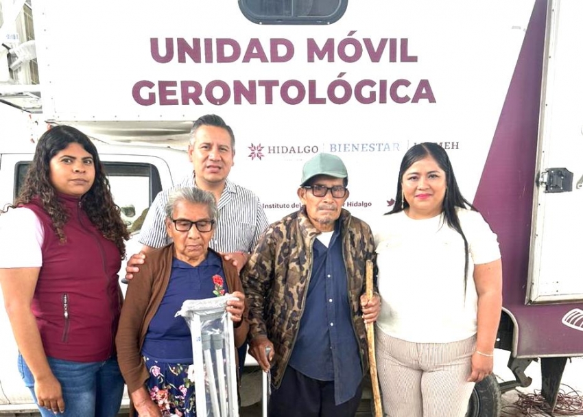Acercan salud integral a personas mayores de la Otomí Tepehua
