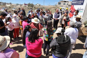 Sergio Ba&ntilde;os inicia obras de servicios b&aacute;sicos e infraestructura