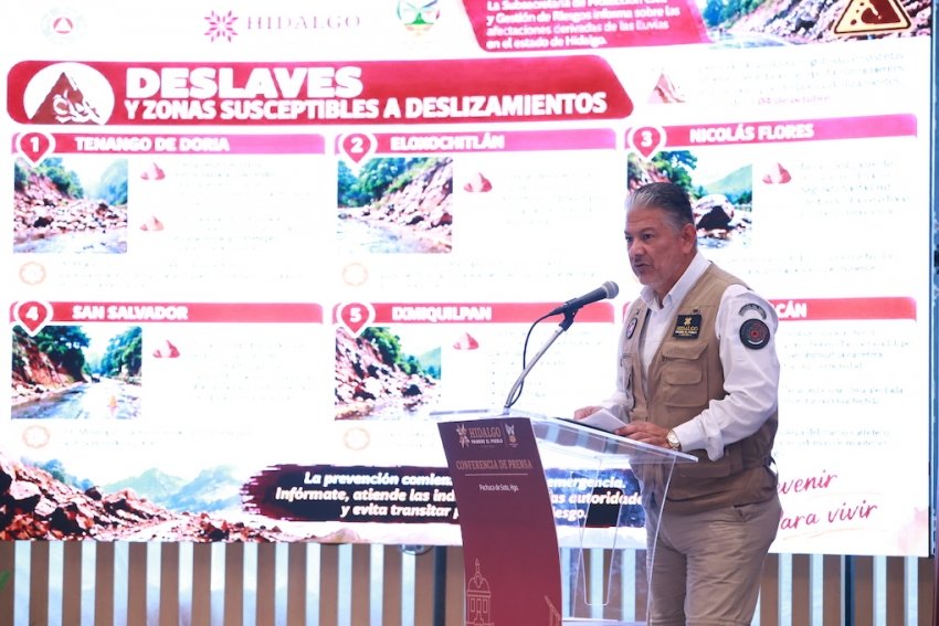 Semáforo Rojo por lluvias para la Sierra Alta en el norte del estado