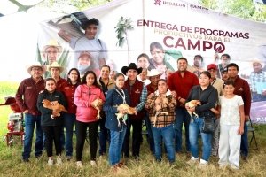 Apoyos por casi 7 millones de pesos fortalecen al campo hidalguense