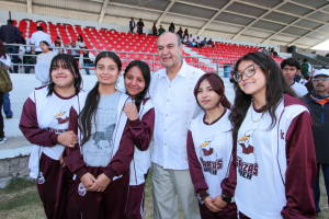 Natividad Castrejón inauguró el Encuentro Estatal Deportivo y Cultural de la Educación Media Superior 2025