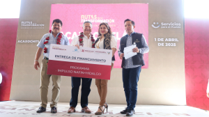 Recibe Acaxochitl&aacute;n m&aacute;s de 98 millones de pesos en las Rutas de la Transformaci&oacute;n