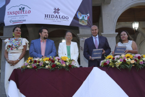 Titular de SEPH asisti&oacute; al informe de actividades en Tasquillo