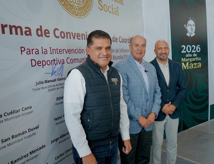 Hidalgo conforma Comité Estatal de Proyectos Comunitarios, para impulsar obras de infraestructura deportiva