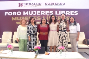 Foro &ldquo;Mujeres Libres, Mujeres L&iacute;deres&rdquo; fortalece el conocimiento y acceso a la justicia para las hidalguenses