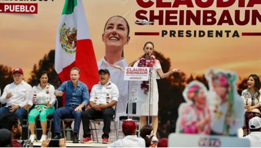 CLAUDIA SHEINBAUM RESPONDE A JAVIER MILEI Y PIDE RESPETO PARA AMLO