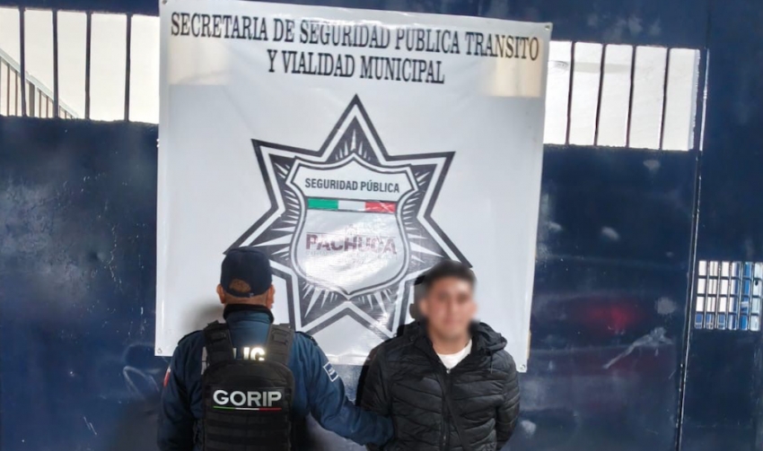 Detienen en Pachuca a joven con orden de aprehensión por robo agravado
