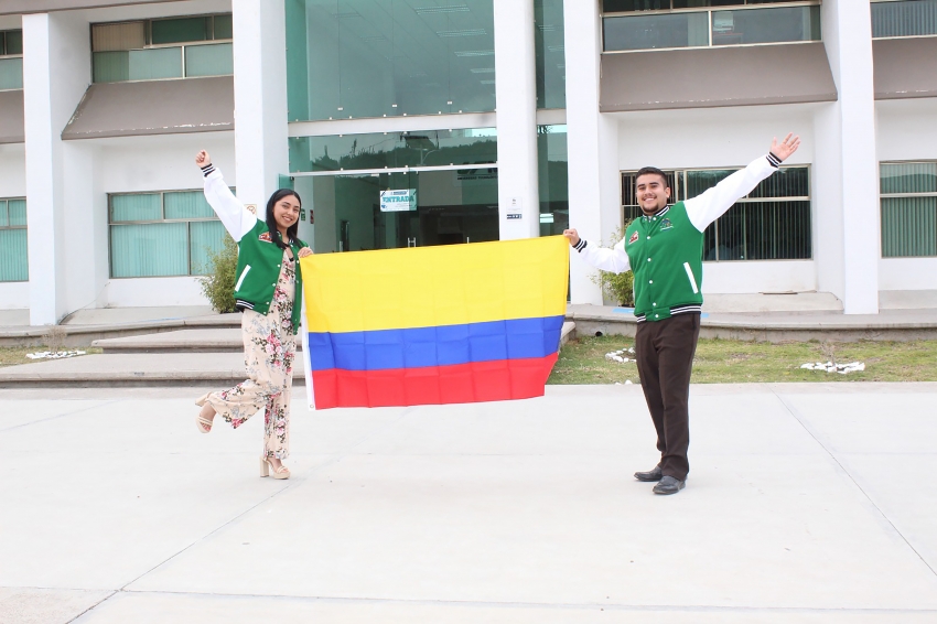 Estudiantes de la UTMZ representan a Hidalgo en Colombia