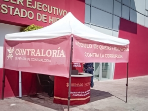 Contraloría en acción por el beneficio de la sociedad hidalguense