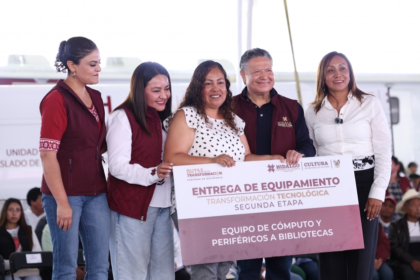 En Ajacuba, Menchaca Salazar subraya resultados de la transformación con obra y bienestar social
