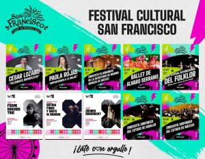 Inicia la preventa de boletos para vivir el Festival Cultural San Francisco