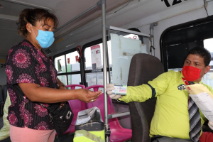 CONMINA SEMOT A USUARIOS, CONCESIONARIOS Y CONDUCTORES DEL TRANSPORTE PÚBLICO, A ACATAR DISPOSICIÓN DE USO OBLIGATORIO DE CUBREBOCA