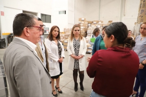 SSH, realiza visitas en conjunto con la coordinación estatal de IMSS Bienestar a los tres almacenes médicos de la región.