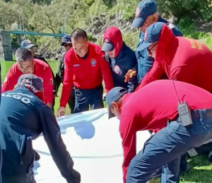 Recuperan el cuerpo de un hombre, quien cayó en la presa La Estanzuela de Mineral del Chico