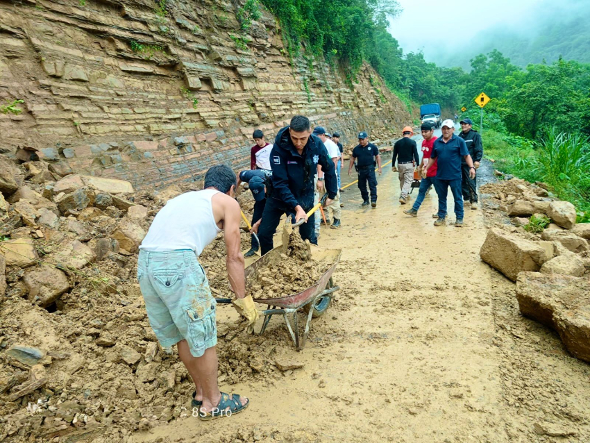 Coordinación interinstitucional, clave en la respuesta a lluvias en Hidalgo
