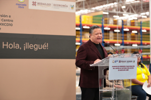Arriba a Hidalgo centro de distribuci&oacute;n de Mercado Libre