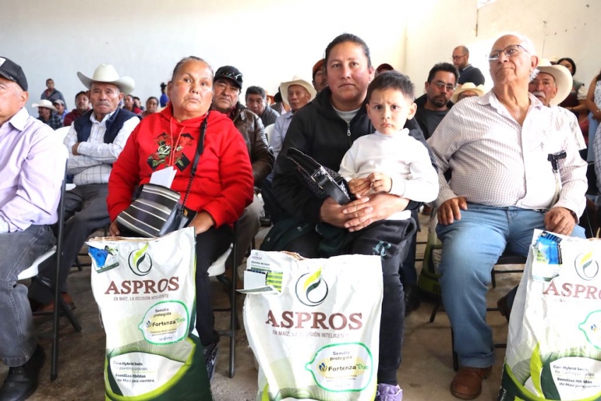 Más de 2.1 mdp impulsan al campo hidalguense con entrega de árboles frutales en Huasca