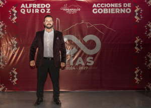 Alfredo Quiroz lidera 3 meses de la verdadera transformación en Tepeapulco
