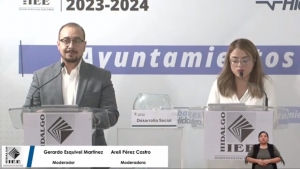 IEEH suspende debate de candidaturas a la alcald&iacute;a de Agua Blanca de Iturbide