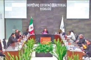 IEEH aprueba formato de debates para la renovación del congreso local y ayuntamientos