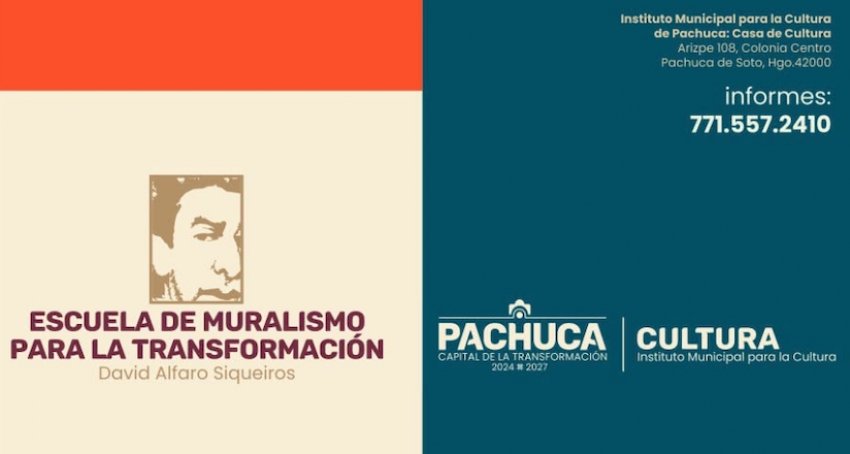 Escuela de Muralismo para la Transformación abre convocatoria en Pachuca