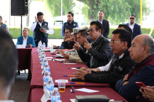 Gabinete de Seguridad estatal atiende a poblaci&oacute;n de la regi&oacute;n Tula-Tepeji