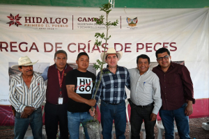 Impulsa Saderh la acuacultura con la entrega de 225 mil cr&iacute;as de tilapia