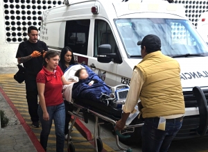 Hospital General de Alta Especialidad del IMSS Bienestar coordina traslado aéreo de menor con quemaduras a Hospital en Texas, EE. UU.