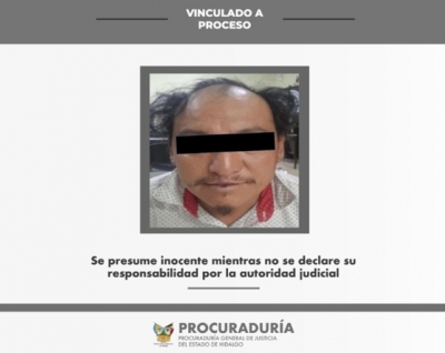Vinculan a proceso a un hombre investigado por feminicidio en Zacualtip&aacute;n