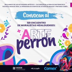 Abre convocatoria para Primer Encuentro de Muralistas Hidalguenses &ldquo;Arte Perr&oacute;n&rdquo;