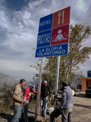 Entregan se&ntilde;al&eacute;tica tur&iacute;stica en 31 municipios hidalguenses&nbsp;