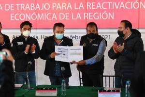 EMPRESARIOS SON ALIADOS PARA LA RECUPERACI&Oacute;N ECON&Oacute;MICA DEL ESTADO, VISI&Oacute;N DEL GOBERNADOR OMAR FAYAD: ROMO