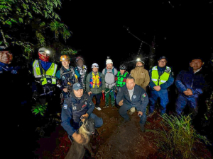 SSPH localiza a cinco personas extraviados en el bosque