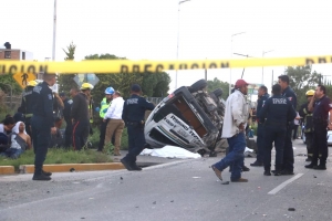 Accidente en bulevar Minero deja una persona sin vida y 17 lesionados