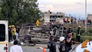 STCH investiga unidad involucrada en hecho vial en Pachuca