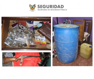 Logra SSPH decomiso de presunta droga en Epazoyucan&nbsp;