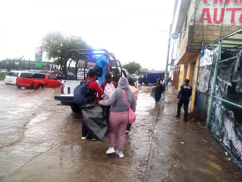 Policía estatal refuerza monitoreo y apoyo preventivo por lluvias