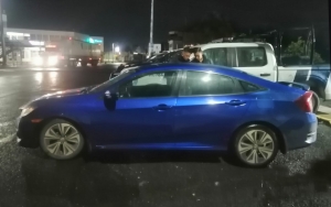 Policía Estatal recupera vehículo robado y detiene a implicado 