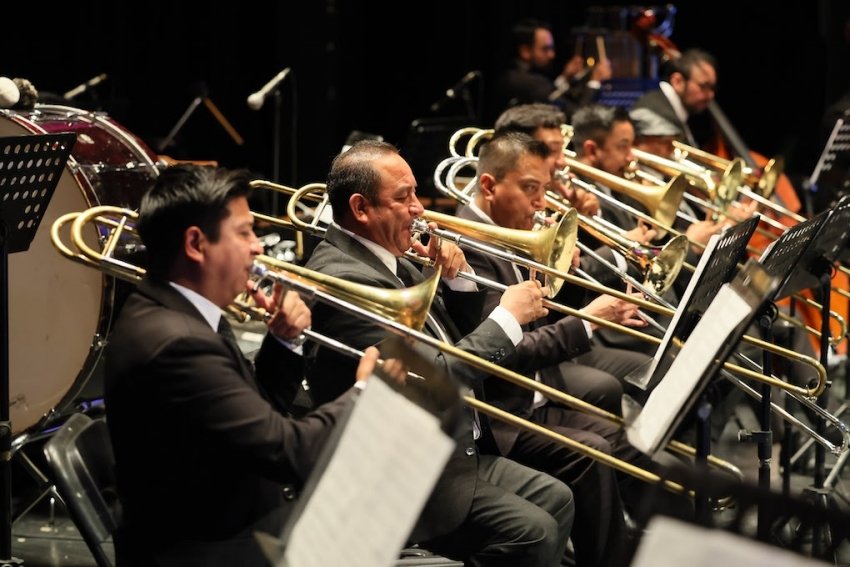 Banda Sinfónica del Estado de Hidalgo celebra sus 125 años con gala en Veracruz