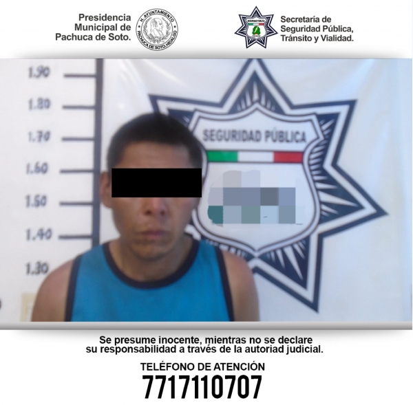 Detienen a hombre por presunto robo de cable